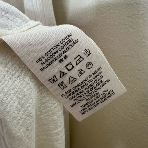 Free People Dress XS High Low Peasant Boho Prairie Flowy Gauzy Embroidered Midi - Picture 7 of 14